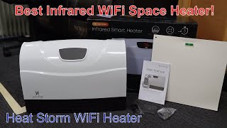 Heat Storm HS1500PHXWIFI Infrared Heater WiFi heater Best WiFi heater for RV [upl. by Htiaf663]