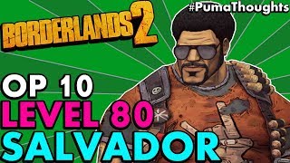 Borderlands 2 The BEST Level 80 OP 10 SALVADOR THE GUNZERKER Build PistolRaid boss PumaThoughts [upl. by Newob]