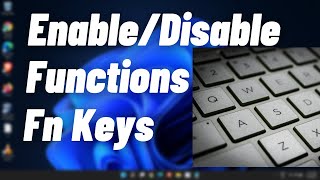 How to Enable or Disable Function Fn Keys in Windows 1110  Fix Functions Keys Not Working [upl. by Uaerraj]