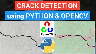 Crack Detection using OpenCV and Python Crack detection image processing  Image Processing [upl. by Gabbi]