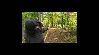 The Archers Paradox  Super Slow Motion footage capture of arrow flight  Mr Bows Tiron 70 [upl. by Nofets]