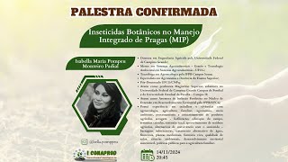 Palestra 14Inseticidas Botânicos no Manejo Integrado de Pragas MIP [upl. by Llezo302]