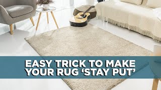 How to Stop Rugs from Slipping  Tips [upl. by Accebor272]