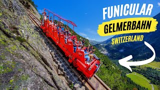 POV Gelmerbahn Switzerland  the mountain roller coaster [upl. by Ahsiakal]