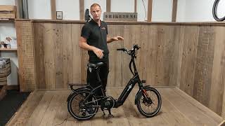 Ebike20 Comfort III  comfortabele elektrische vouwfiets met lage instap [upl. by Aihsemak]