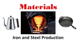 Materials  Part 1 Smelting and Refining Iron and Steel [upl. by Normi600]