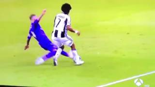 expulsión de Cuadrado Juventus 1 3 Real Madrid Final Champions League 2017 [upl. by Aliban]