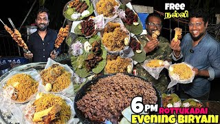 Evening 6PM Biryani in Chennai  70Rs Bai Biryani amp Beef Kebab  Tamil Food Review [upl. by Nalyt603]