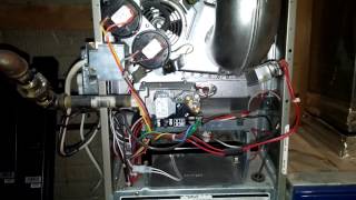 Carrier Infinity 80 58CAV Gas Furnace Start Up [upl. by Ottilie716]