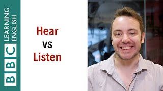 Hear vs Listen  English In A Minute [upl. by Ridinger]