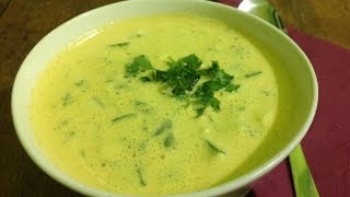 KokosnussCurrysuppe  Rohes Hauptgericht [upl. by Aivatra]