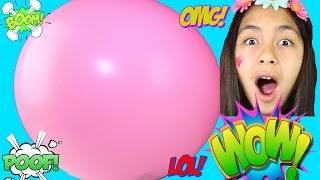 Popping HUGE Balloons TOYS SURPRISES Balloons Inside Balloon B2cutecupcakes [upl. by Savvas302]