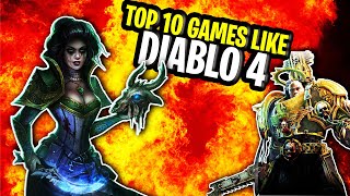 Top 10 Games Like Diablo 4  Action RPGs You Need To Try  2023 [upl. by Edrahs39]