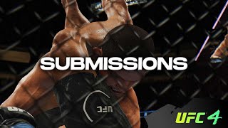 UFC 4  High Level JiuJitsu amp SubmissionsOnline Ranked Gameplay [upl. by Anitnegra211]