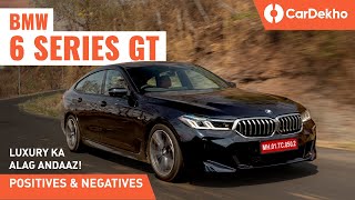 BMW 6 Series GT Pros Cons And Should You Buy One  हिंदी में  CarDekhocom [upl. by Eichman]