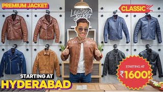 The Hunt for the Perfect Leather Jacket in Hyderabad [upl. by Muiram]