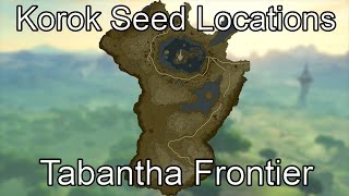 Breath of the Wild Korok Seed Guide  Tabantha Frontier [upl. by Eidua]