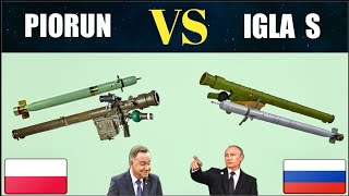 Piorun VS IglaS Air Defense Missile Systems  MANPADS [upl. by Barram]