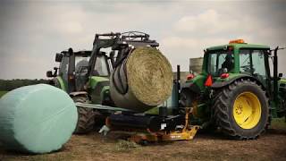 HLA Attachments  Round Bale Grapple [upl. by Netsreik964]