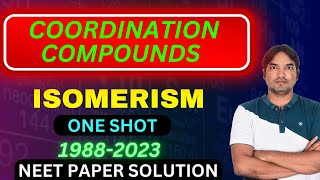 ISOMERISM COORDINATION COMPOUNDS  ONESHOT  36 YEAR PYQS  NITISH SIR  CHEMISTRY FORUM [upl. by Derfiniw]