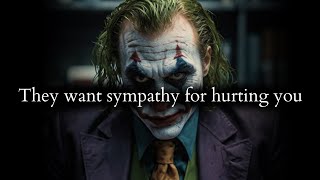 They had the nerve to expect sympathy after tearing you apart  Joker Speech [upl. by Audly562]