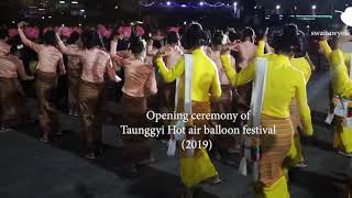 Opening song of Taunggyi hot air balloon festival [upl. by Yuria947]