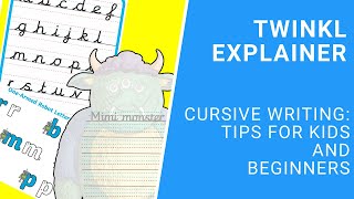 Cursive Writing Tips For Kids And Beginners [upl. by Gnuh]