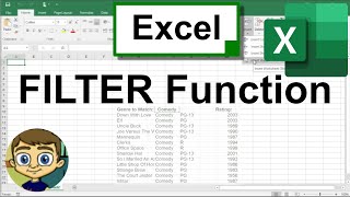 Using the Excel FILTER Function to Create Dynamic Filters [upl. by Hughett]