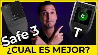 🧰 TREZOR SAFE 3 vs TREZOR T  ¿Qué tienen de diferente  ¿Cuál te conviene2023 [upl. by Nyladnek]