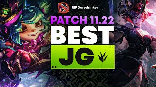 The BEST Junglers For All Ranks On Patch 1122  Tier List League of Legends For END OF SEASON 11 [upl. by Nurse866]