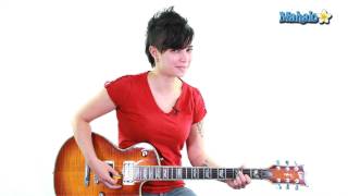 How to Play quotMisguided Ghostsquot by Paramore on Guitar guitar 1 [upl. by Ehrlich707]