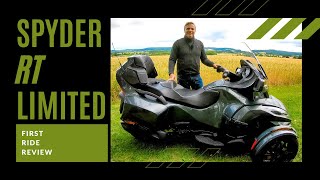 2019 CanAm Spyder RT Limited  First Ride Review [upl. by Hseham]