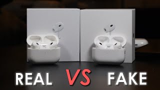 REAL vs FAKE AirPods Pro 2 Danny v52 H2S Ultra Full Review Comparison with Conversation Awareness [upl. by Karmen]