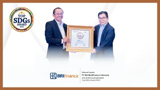 PT BRI Multifinance Indonesia Sabet Top SDGs Award 2024 [upl. by Pendleton539]