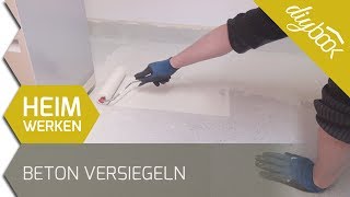 Beton versiegeln  2k Epoxidharz Bodenbeschichtung [upl. by Maximo784]