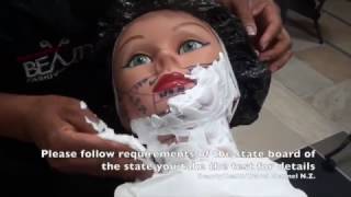 Barberingshaving How to Shave for State Board Test Demo [upl. by Trude]