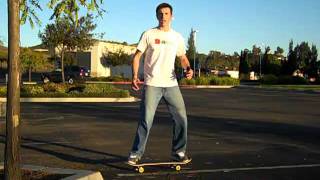 An Exercise to Increase Beginner Balance on a Skateboard [upl. by Levana722]