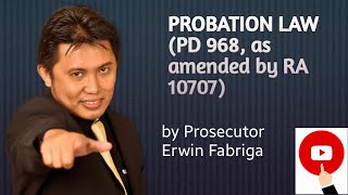 Probation Law PD 968 as amended [upl. by Lajet161]