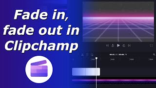 Fade in and fade out effects in Clipchamp [upl. by Kaasi741]