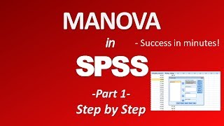 MANOVA in SPSS Multivariate Analysis of Variance  Part 1 [upl. by Anawd]