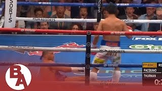 Highlights from Pacquiao vs Thurman [upl. by Mehalek]