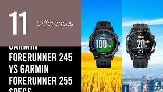 Garmin Forerunner 245 Vs Garmin Forerunner 255 Specs [upl. by Oj]