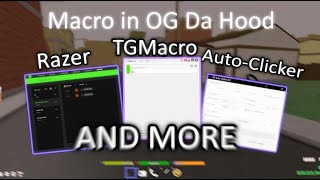 3rd Person Macro in Da Hood  Tutorial 2024 [upl. by Kingdon]