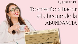 ¿Cómo hacer el cheque de la abundancia [upl. by Orit155]