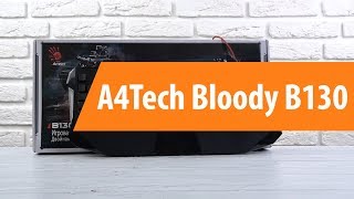 Распаковка клавиатуры A4Tech Bloody B130  Unboxing A4Tech Bloody B130 [upl. by Enialehs]