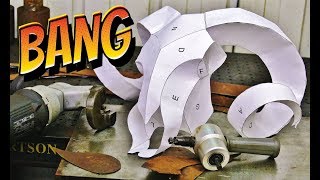 DIY metal sculpture designs and sheet metal cutting techniques [upl. by Netsirk]