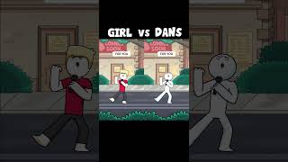 Make Me Your Radio GIRL vs DANS Original Animation Meme shorts [upl. by Rainer908]