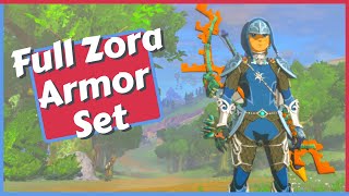 How to Get Full Zora Armor Set in Zelda Tears of the Kingdom TOTK [upl. by Jeminah574]