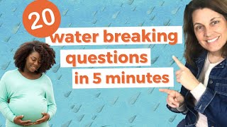 TOP WATER BREAKING Questions Answered in 5 MINUTES [upl. by Naval141]