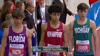 116th Millrose Games  Boys Mile [upl. by Dimah]